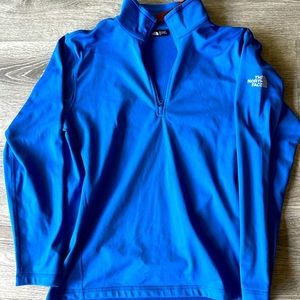 North Face QZ Large Blue